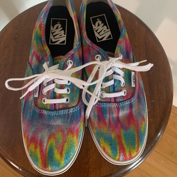 Tye Dye Vans off the Walls Shoes - Picture 2 of 5